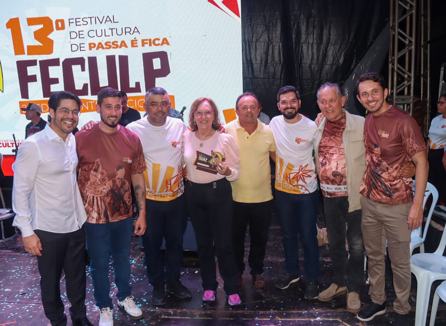 Senadora Zenaide Maia é homenageada no 13º FECULP e reforça compromisso com o desenvolvimento de Passa e Fica