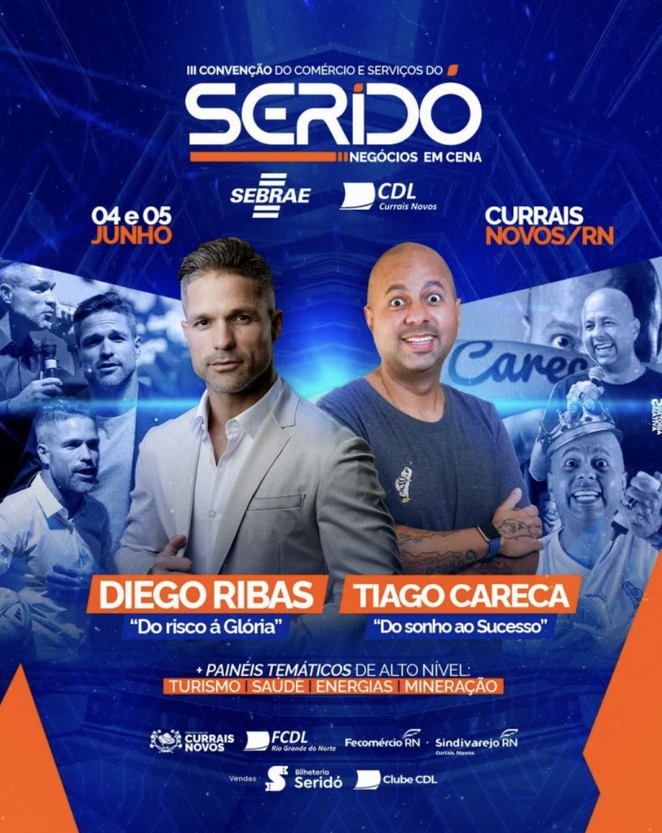 III CONVENÇÃO DO COMÉRCIO E SERVIÇOS DO SERIDÓ É LANÇADA OFICIALMENTE NESTA SEGUNDA-FEIRA (05), EM CURRAIS NOVOS