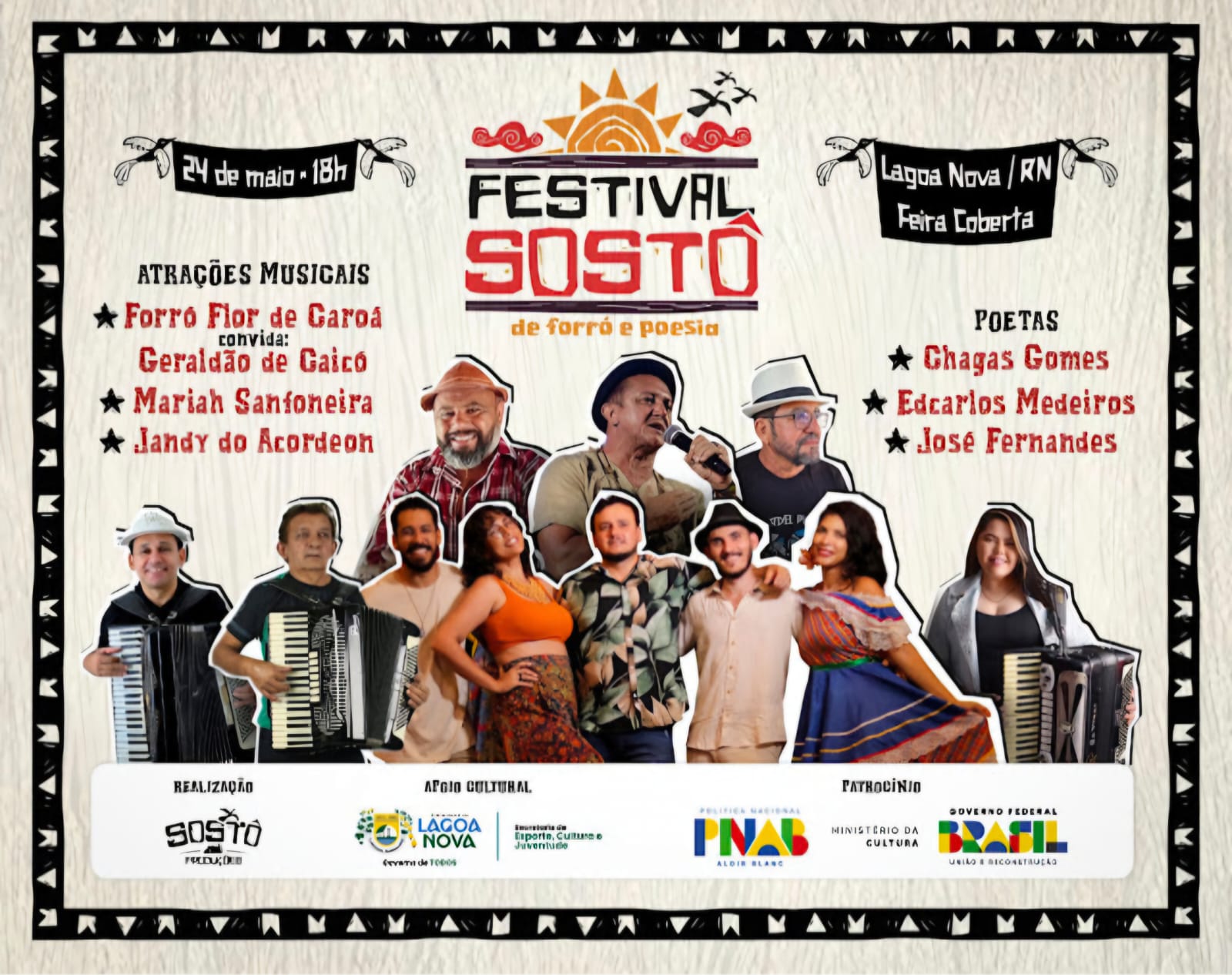 Festival Sostô de Forró e Poesia celebra a cultura nordestina na Serra de Santana