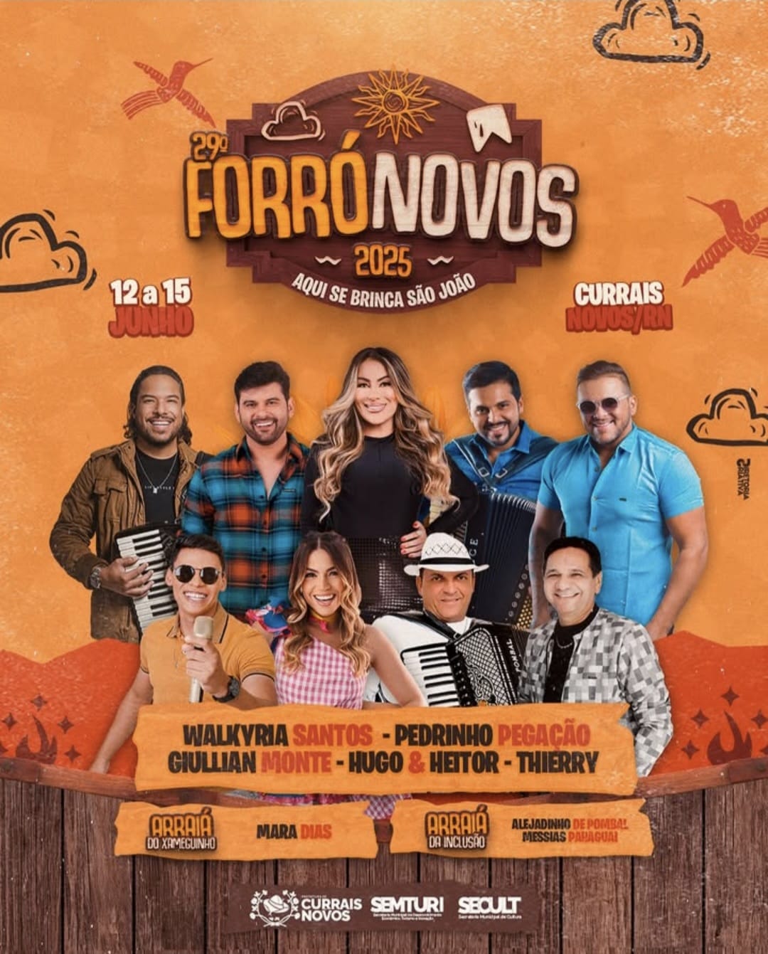 FORRÓNOVOS 2025-AQUI SE BRINCA SÃO JOÃO! Currais Novos retoma tradição junina nas ruas com grandes atrações e inclusão cultural