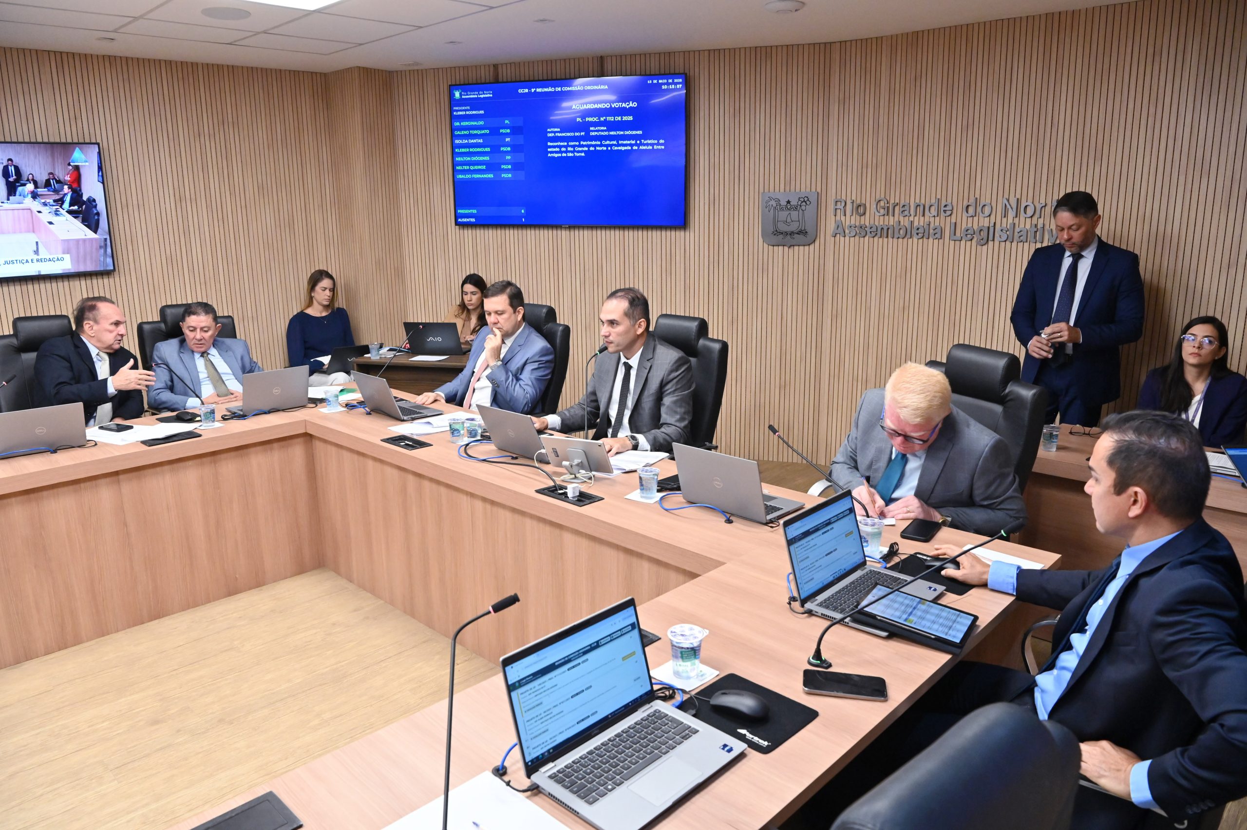 CCJ da ALRN aprova projetos sobre direitos civis, saúde e proteção animal