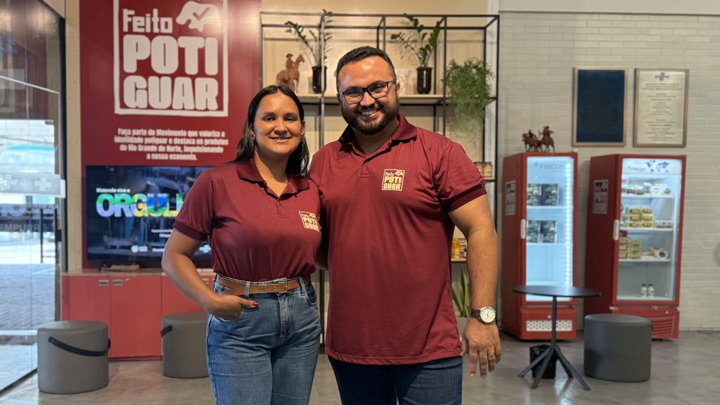 Adeilton Silva e Karla Nayara inauguram vitrine do Feito Potiguar no Sebrae-RN