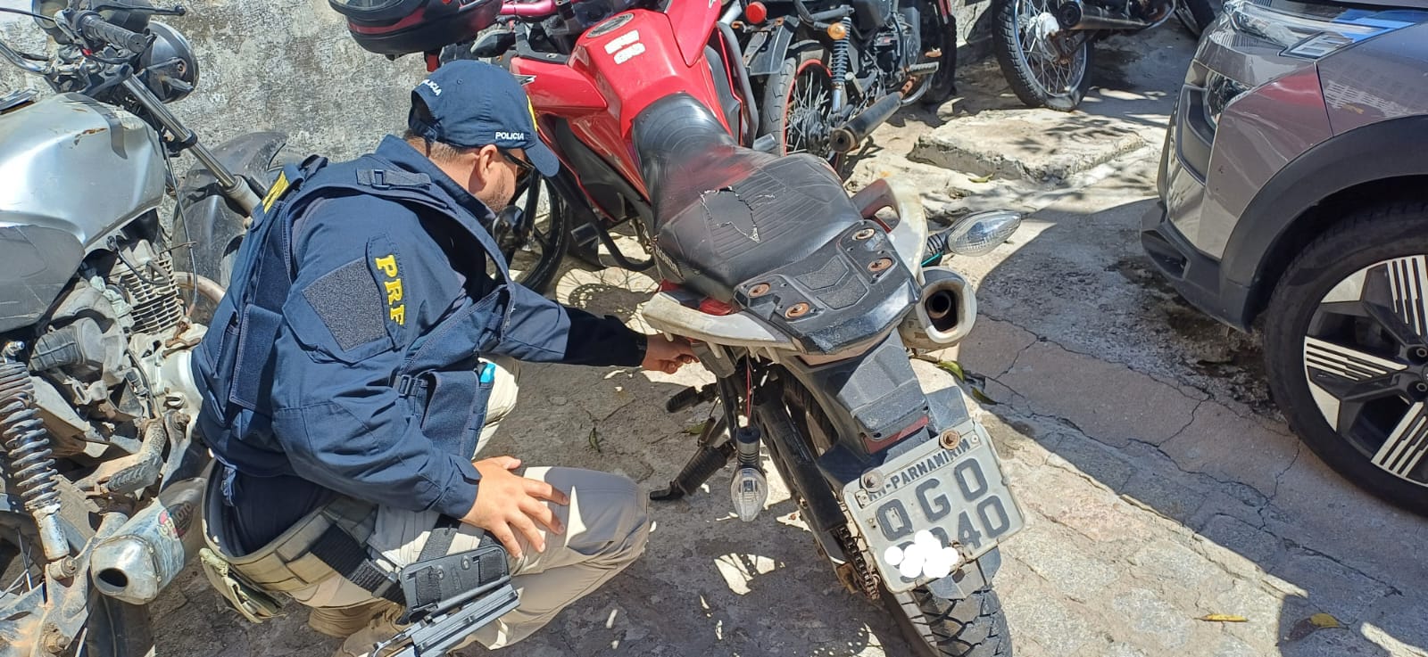PRF prende homem por adulteração de veículo clonado em Macaíba/RN