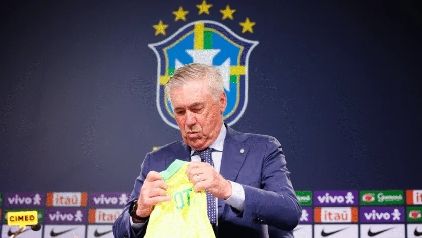 Ancelotti testa mudanças no ataque da seleção brasileira