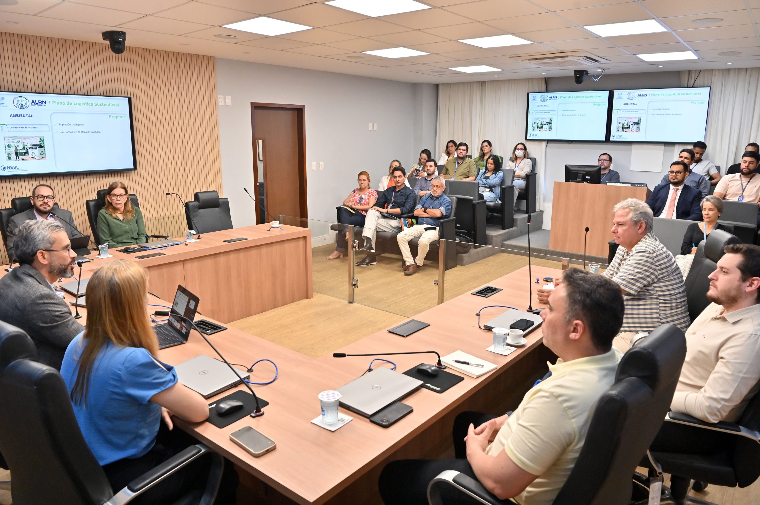 Assembleia Legislativa apresenta Plano de Logística Sustentável à diretoria