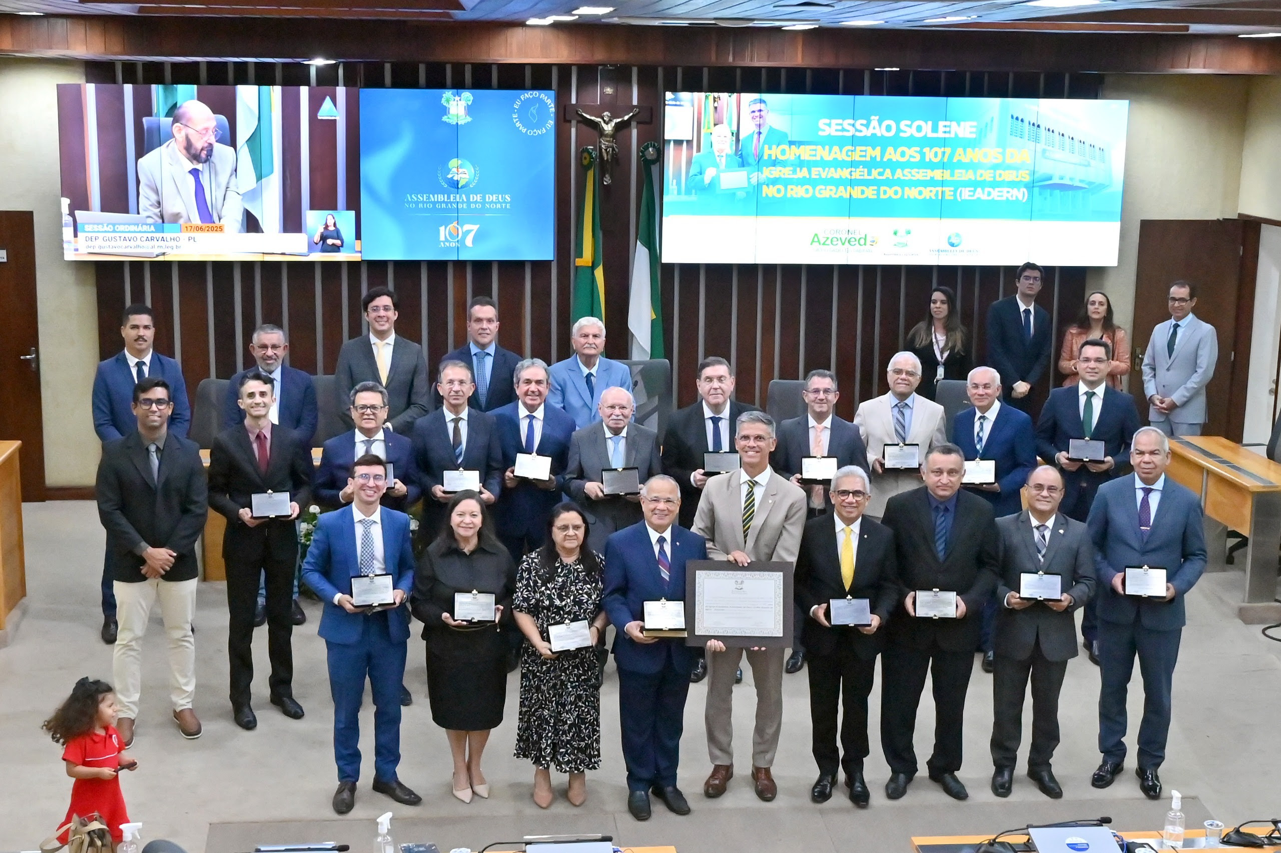 Solenidade presta homenagem pelos 107 anos da Assembleia de Deus no RN