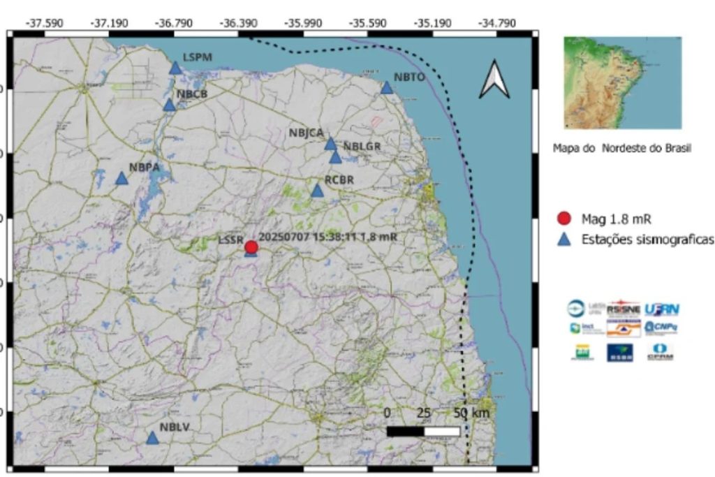 Tremor em Currais Novos foi causado por detonação em mineradora, diz geofísico da UFRN