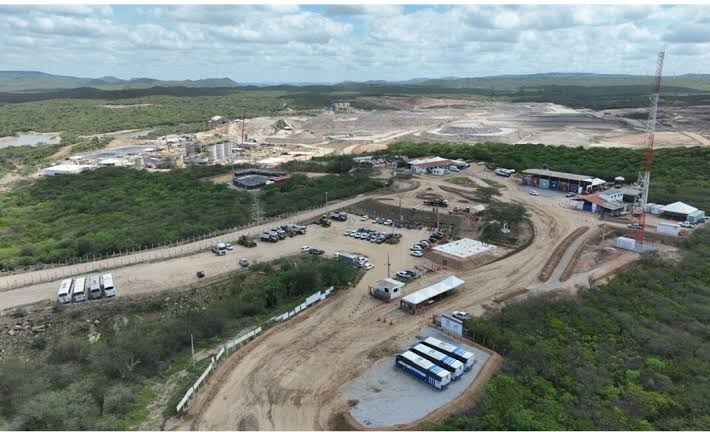 A primeira barra de ouro da Mina Borborema no Rio Grande do Norte