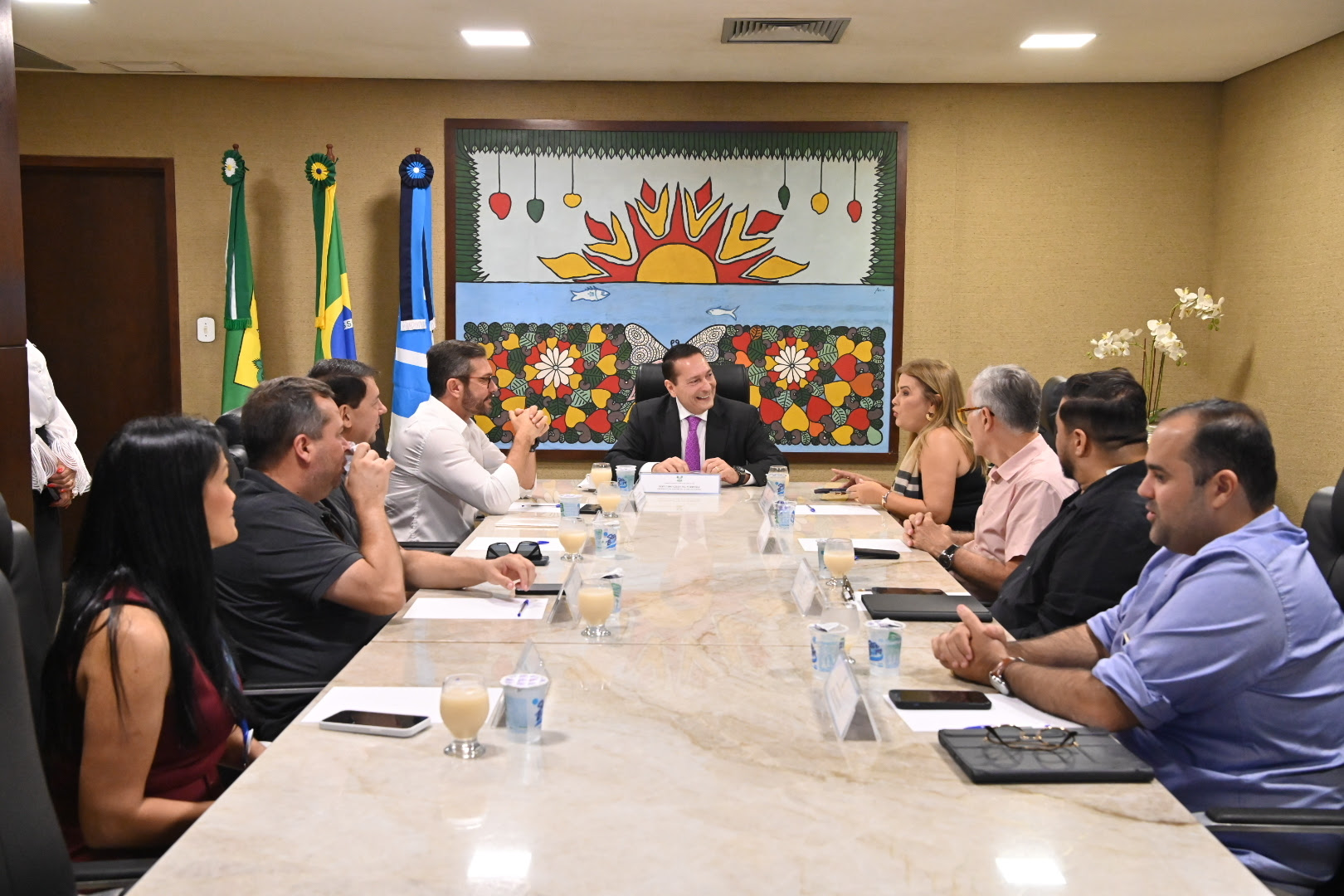 Ezequiel se reúne com representantes do MidiaCom e recebe convite para posse da diretoria