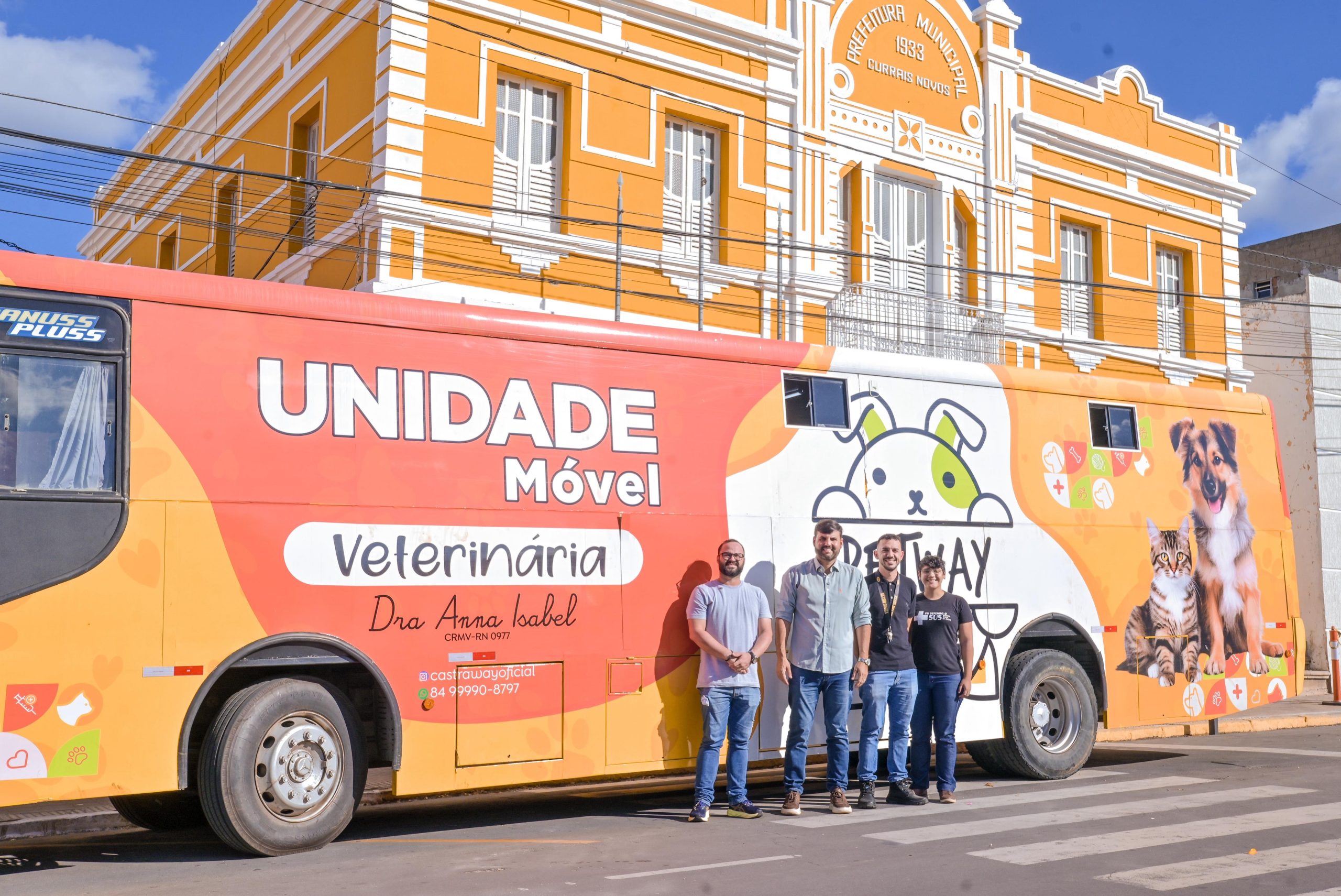 Prefeito Lucas visita castra móvel que passará a atuar na Cidade de Currais Novos
