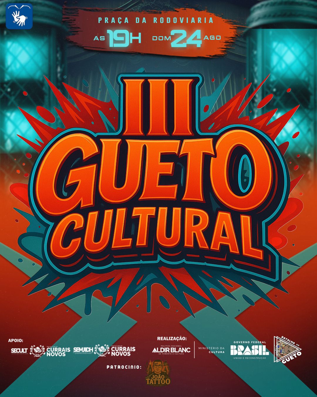 III GUETO CULTURAL celebra 7 anos da Batalha do Gueto neste domingo (24) em Currais Novos