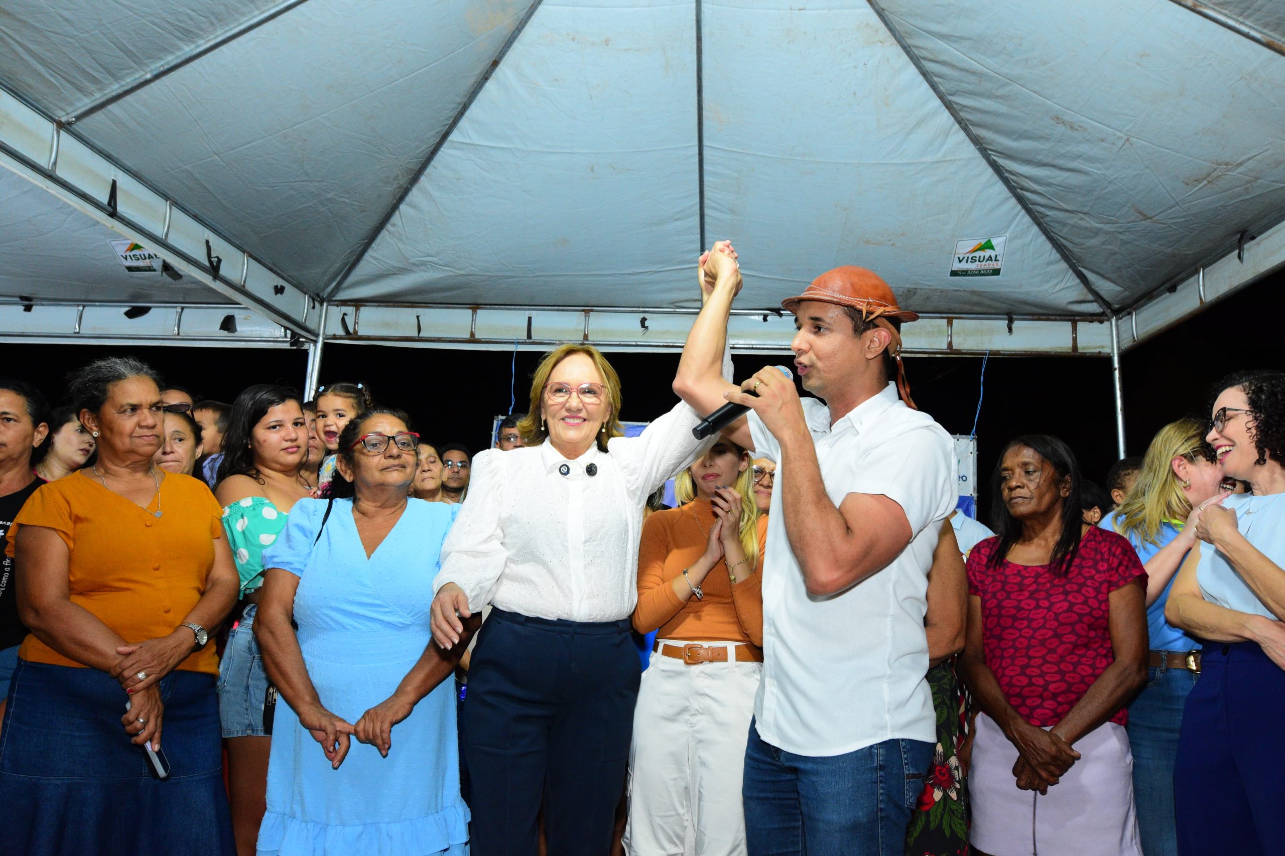 Aliança fortalecida: Senadora Zenaide Maia e prefeito Allysson celebram avanços em Mossoró com inauguração de UBS e presença na Expofruit