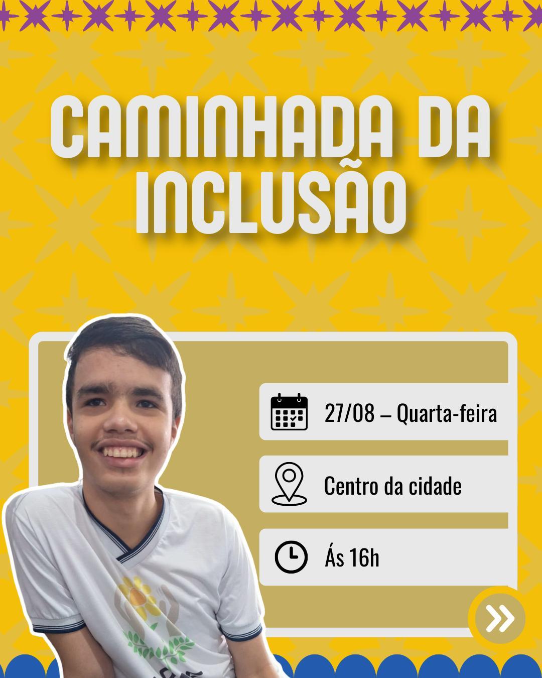 Caminhada da Inclusão será realizada nesta quarta-feira em Currais Novos-RN