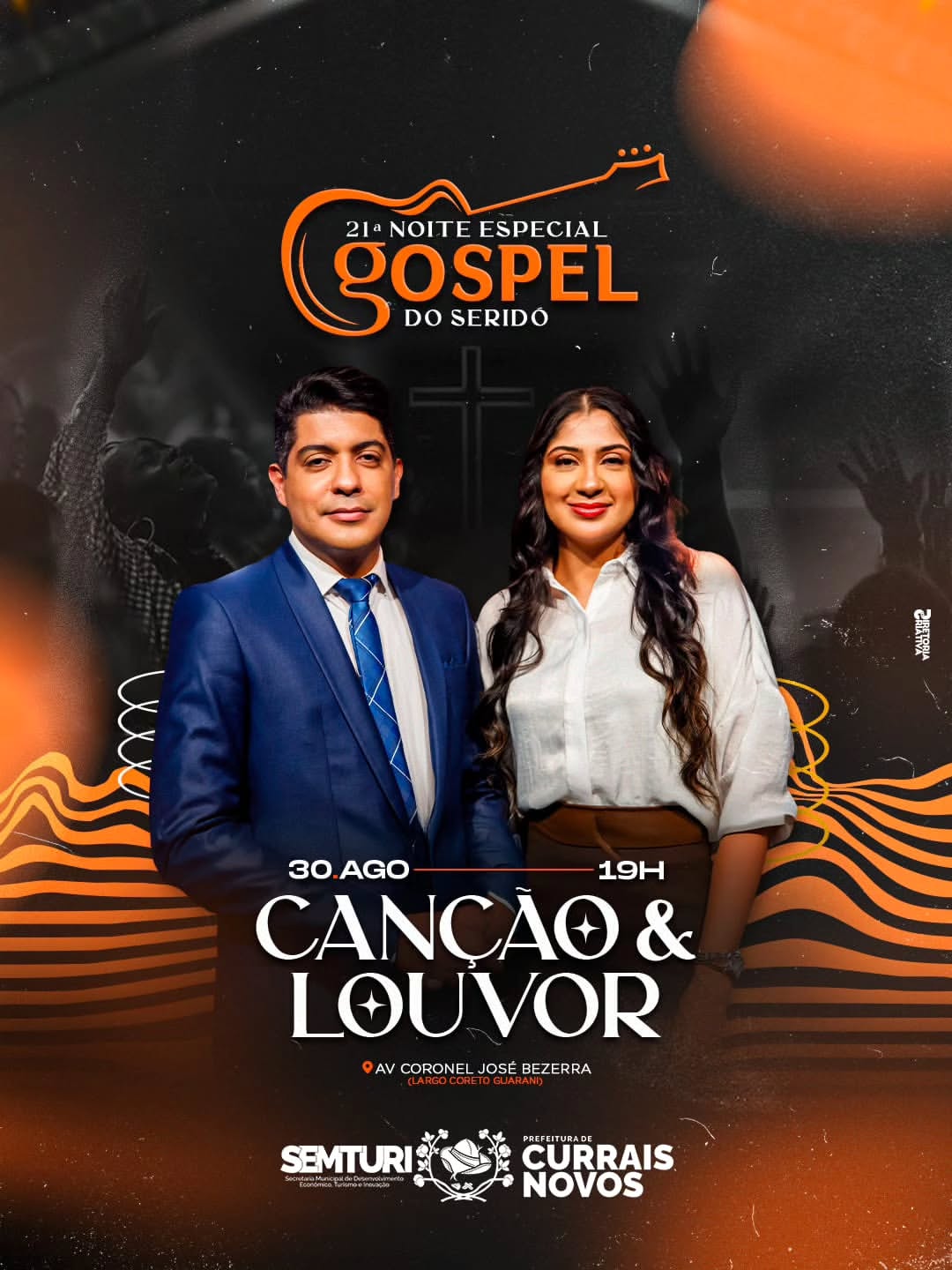 Currais Novos se prepara para a 21ª Noite Gospel do Seridó