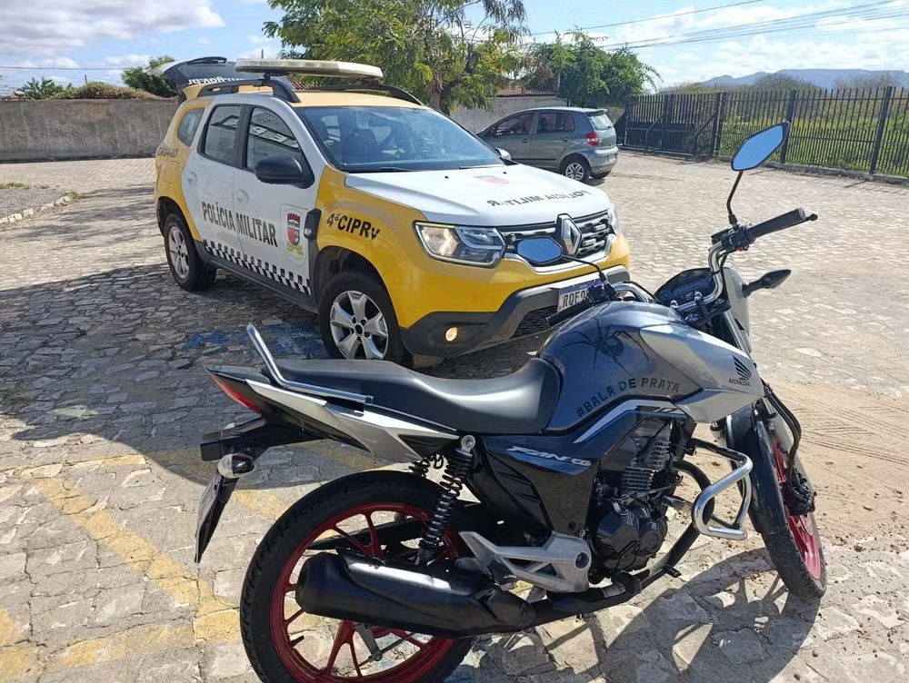 Moto com quase 2 mil infrações é apreendida no interior do RN