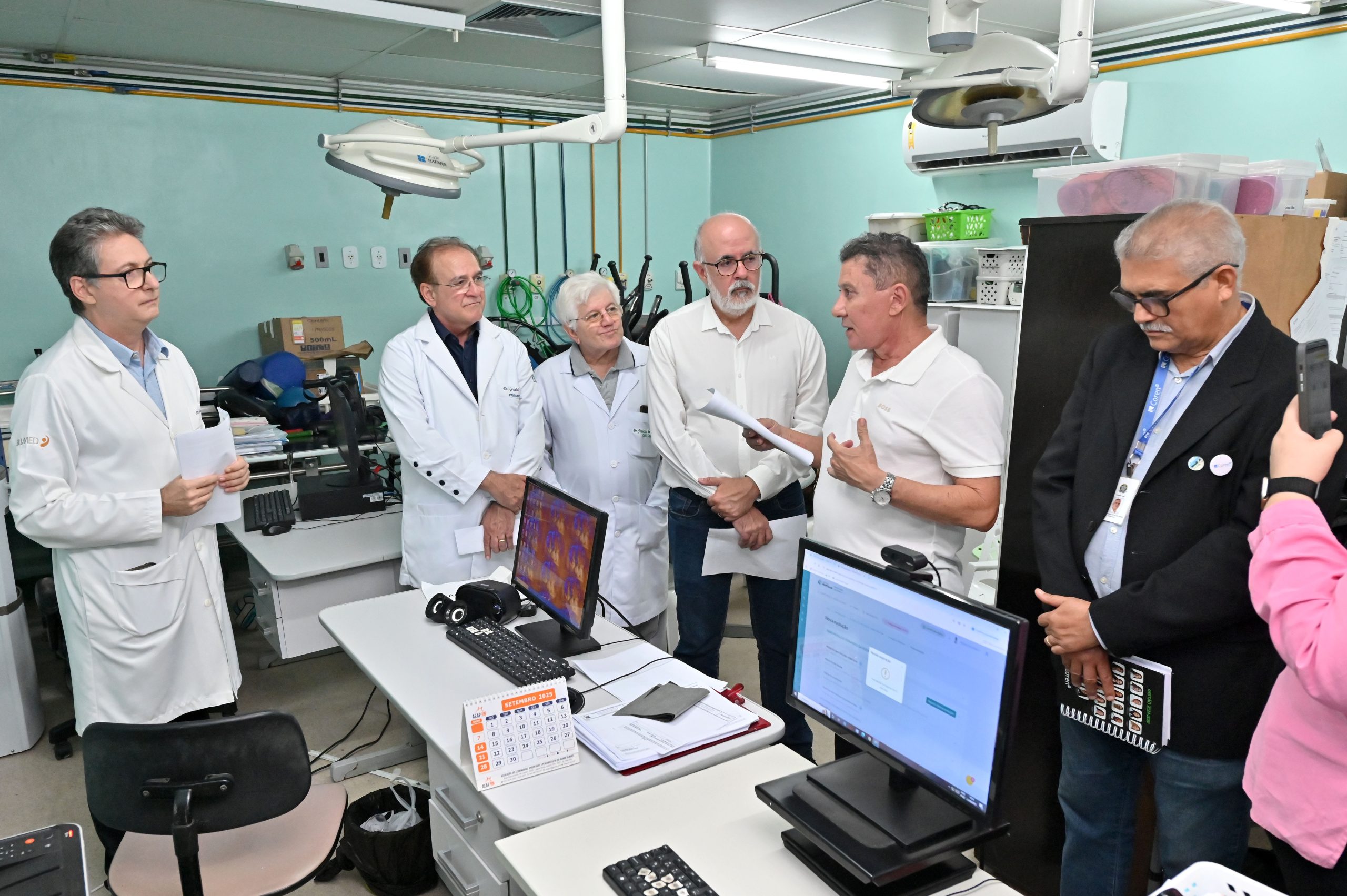Comissão de Saúde da ALRN acompanha visita ao Centro de Queimados do Walfredo Gurgel