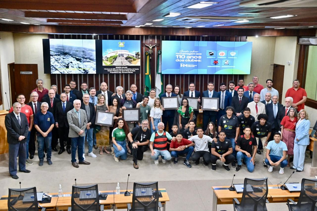 ALRN realiza sessão solene em homenagem aos 110 anos de clubes históricos de Natal
