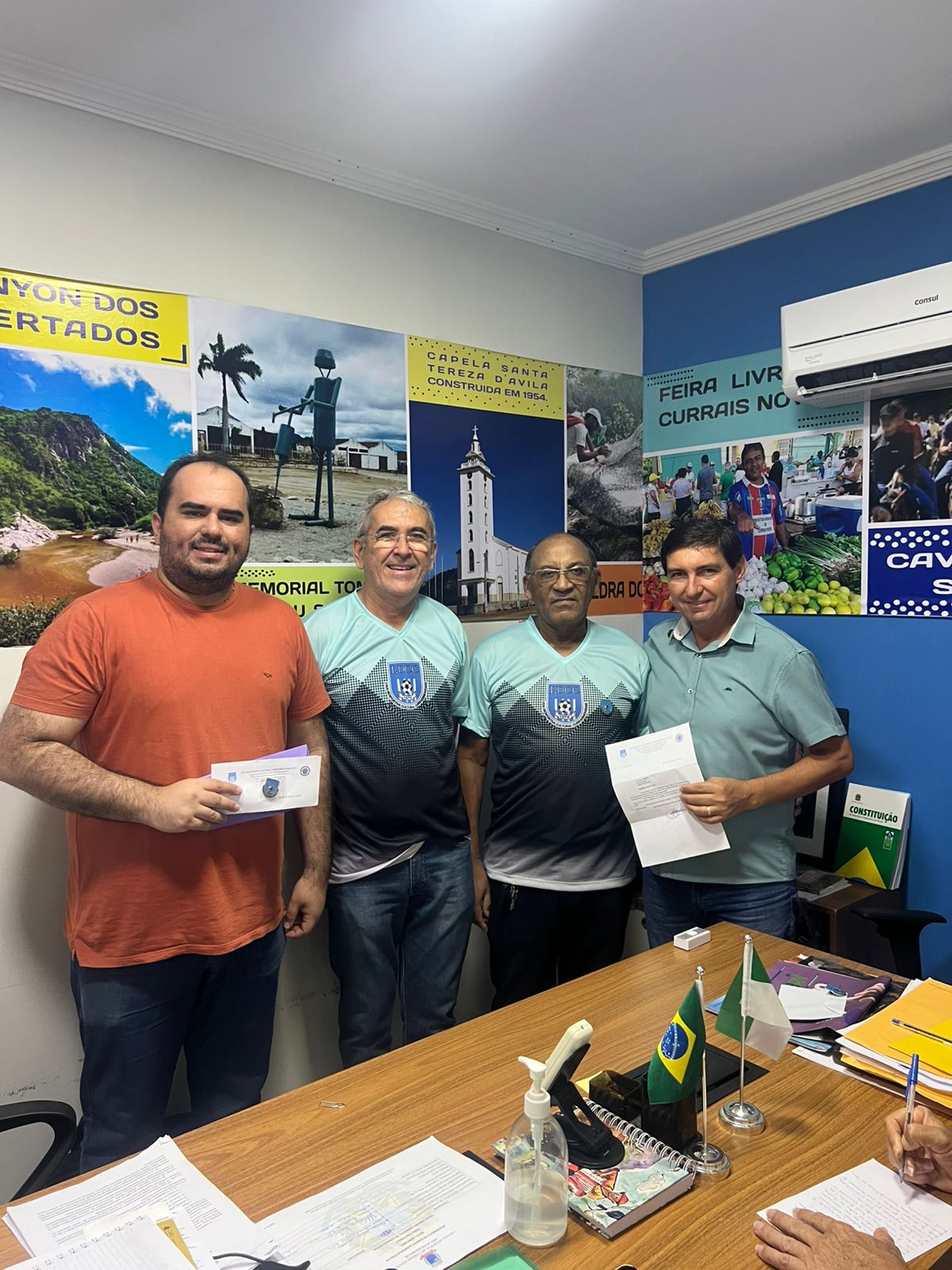 Liga Desportiva Curraisnovense agradece ao vereador G Charles pelo apoio ao Campeonato Municipal