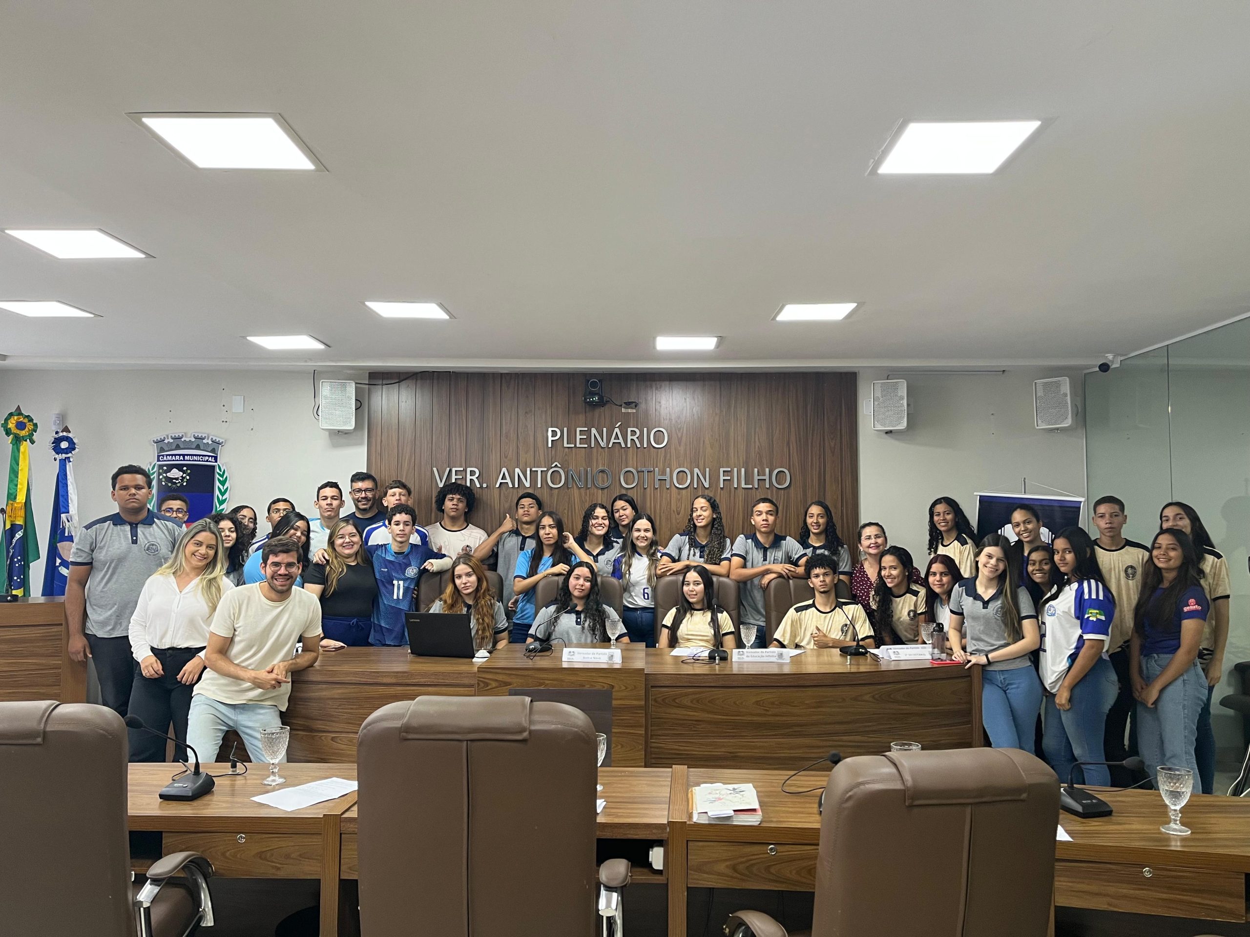 Câmara de Currais Novos promove atividades de cidadania com estudantes da Escola Capitão Mor-Galvão