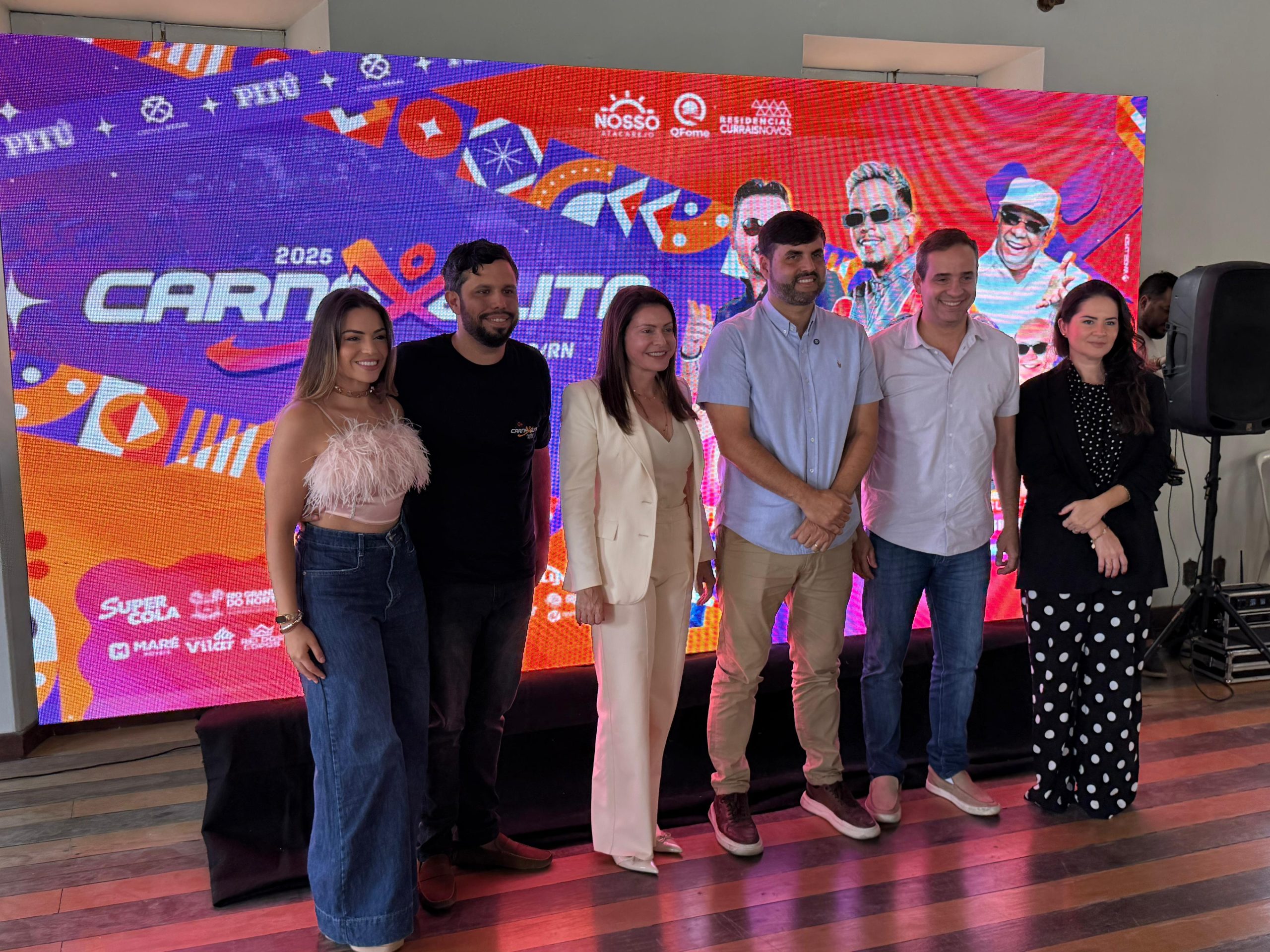 Lançamento da parceria do Nota Potiguar no Carnaxelita 2025