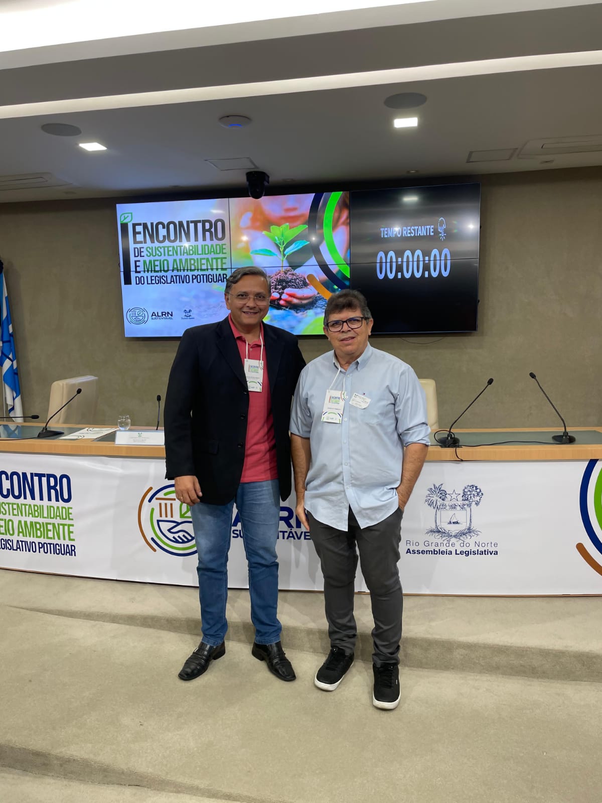 Vereadores Prof. Jaire e Reginaldo Francisco participam do 1º Encontro de Sustentabilidade e Meio Ambiente do Legislativo Potiguar