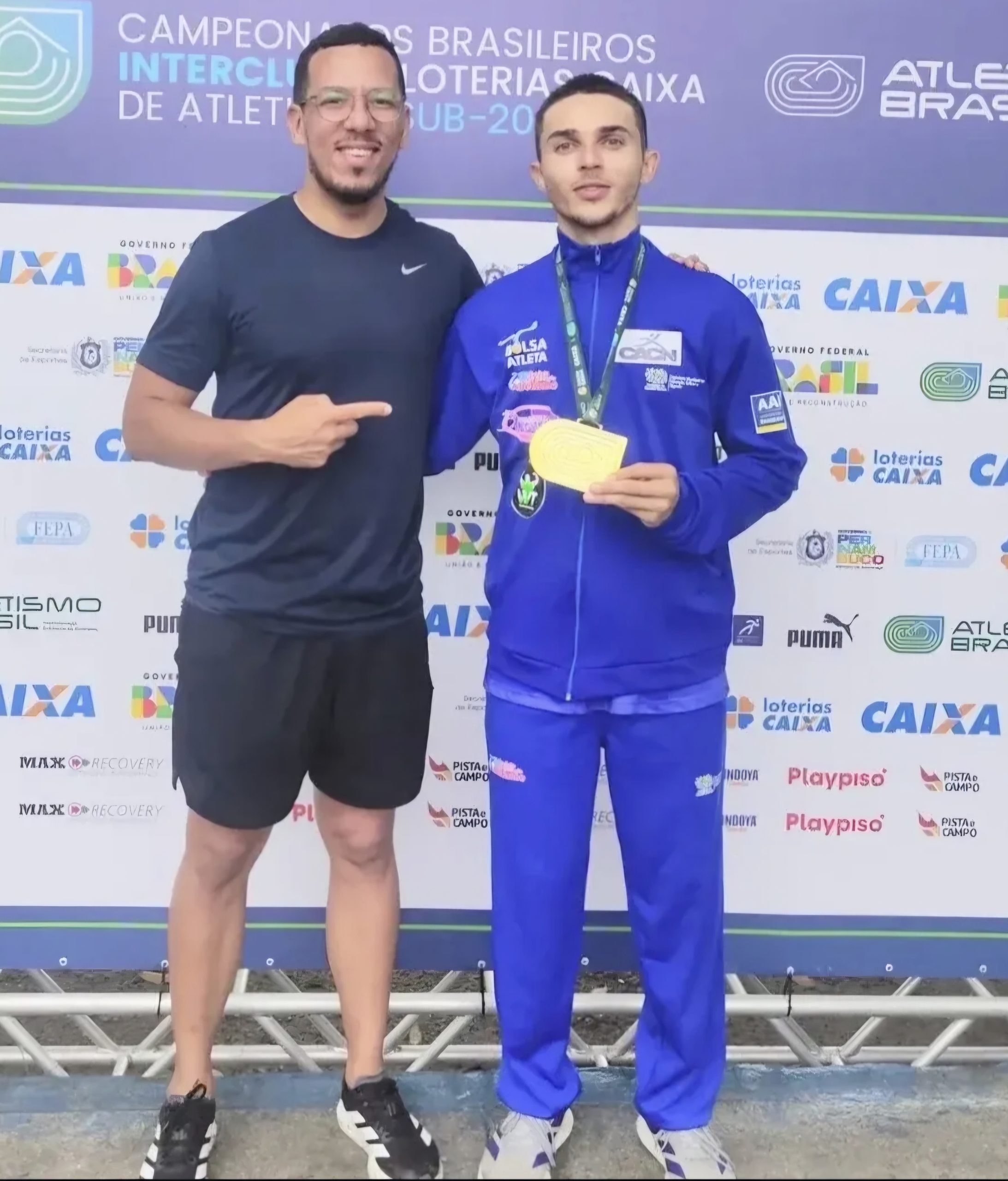 Atleta de Currais Novos conquista ouro no Campeonato Brasileiro de Atletismo em Pernambuco