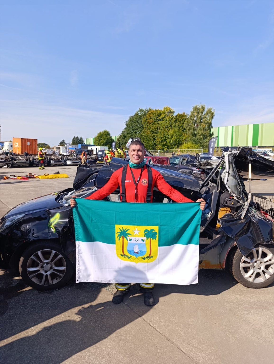 Comandante do quartel dos Bombeiros em Currais Novos participa de curso na Alemanha