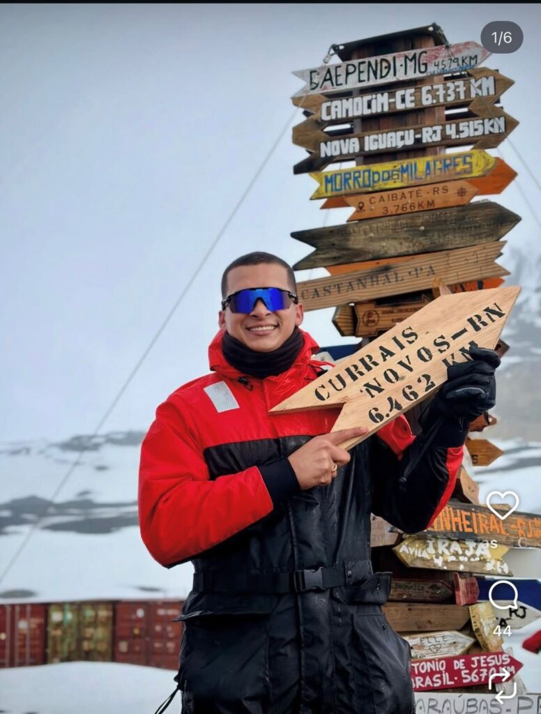 Currais-novense participa de missão na Antártica com a Marinha do Brasil