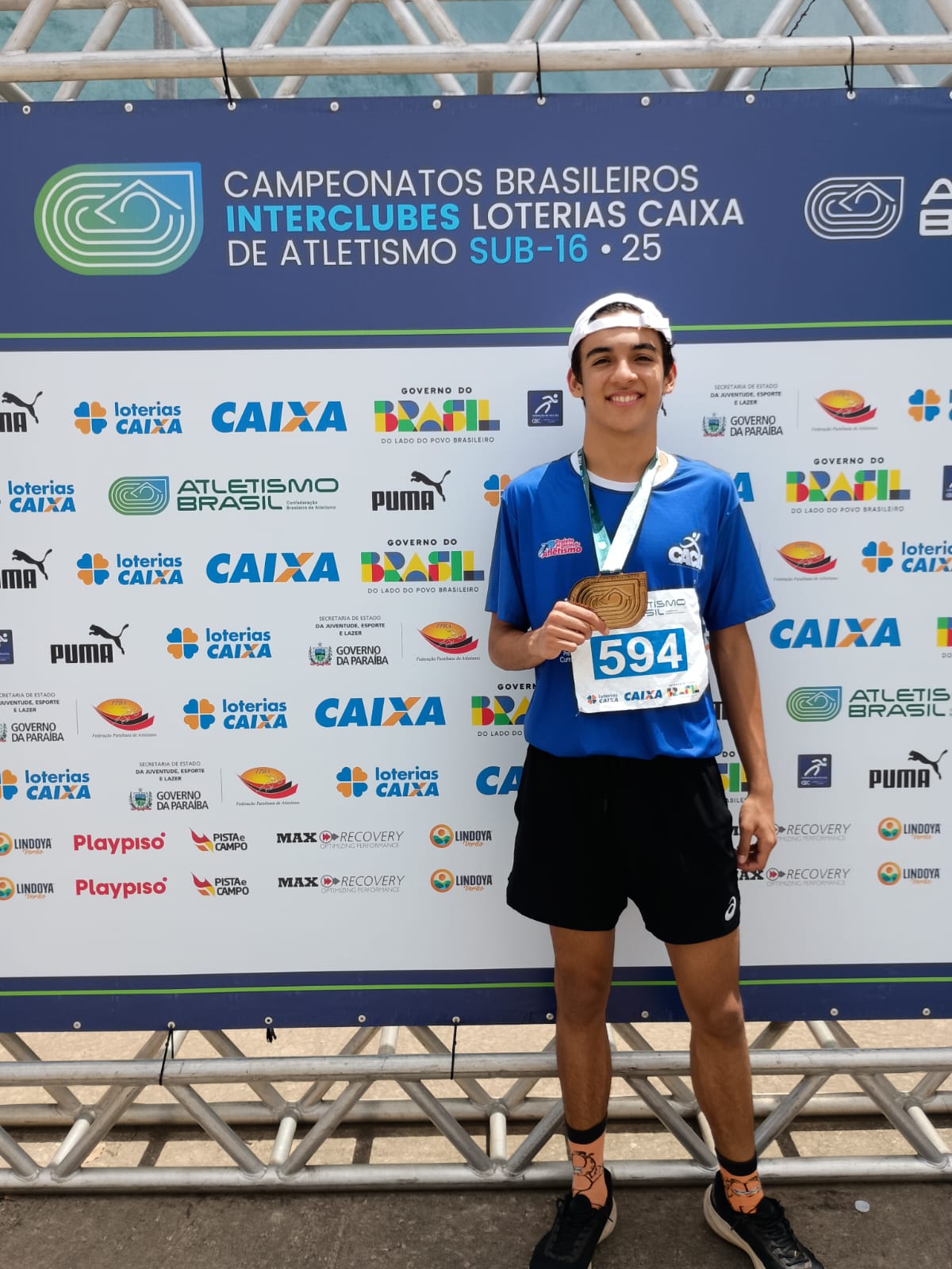 Atleta curraisnovense conquista medalha de bronze no Campeonato Brasileiro de Atletismo