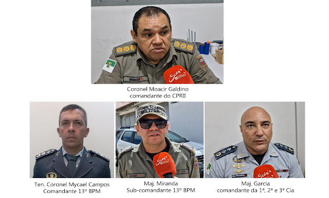 Passagem de comando do 13º BPM acontecerá hoje com mudanças no comando da Polícia Militar em Currais Novos