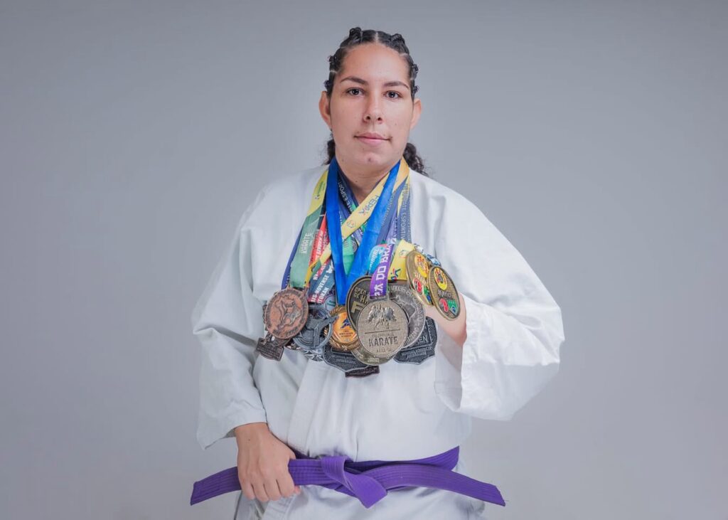 Aparecida Luana, campeã mundial de karatê, representará o RN no Campeonato Brasileiro em Fortaleza