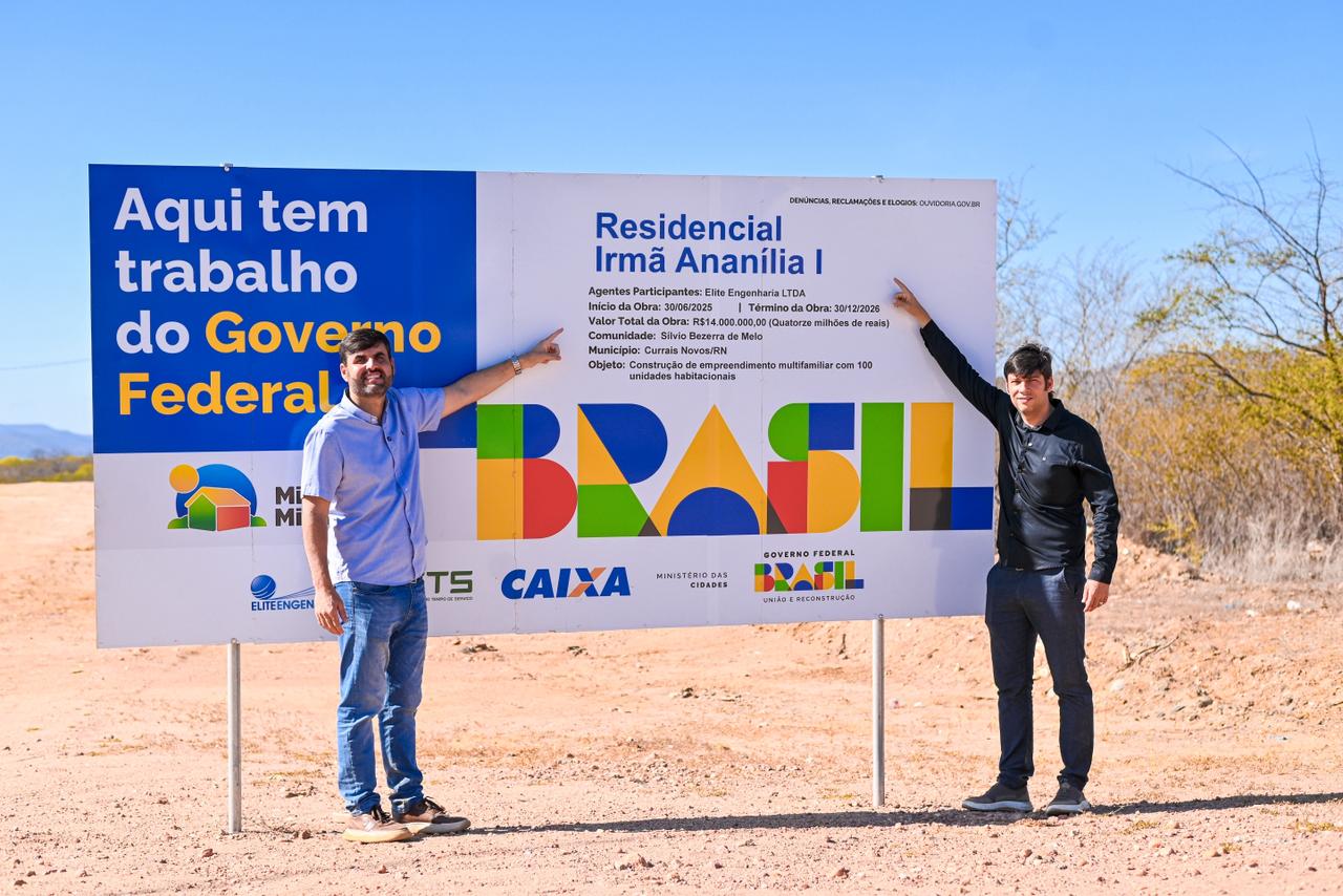 Obras de 100 novos apartamentos do programa Minha Casa, Minha Vida terão início em Currais Novos