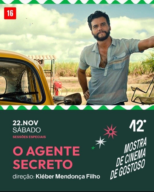 Sessão Especial com “O Agente Secreto” e presença de Dona Tania marca destaque na 12ª Mostra de Cinema de Gostoso