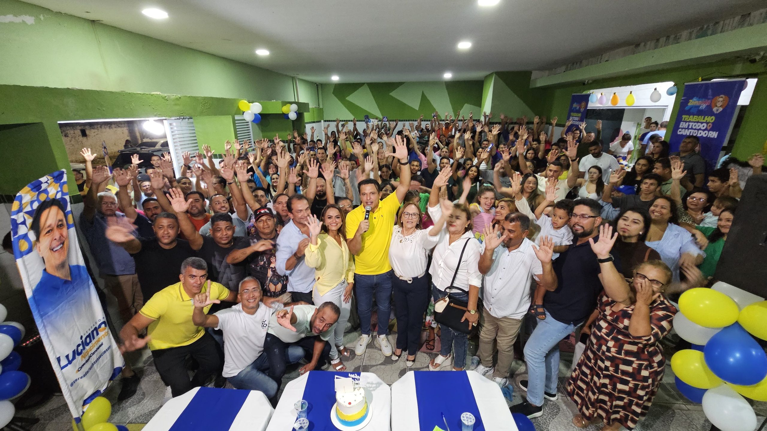 Encontro político: Zenaide Maia e Luciano Nascimento se reúnem em Natal