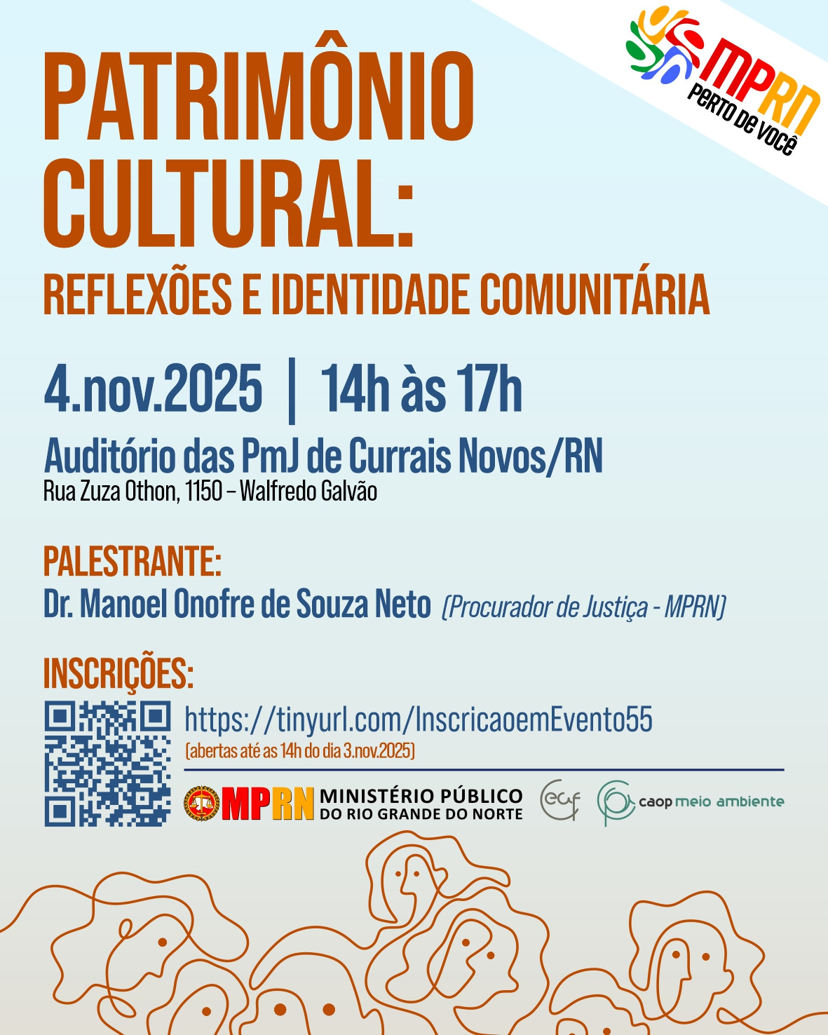 XI MPRN Perto de Você terá capacitação sobre Patrimônio Cultural em Currais Novos