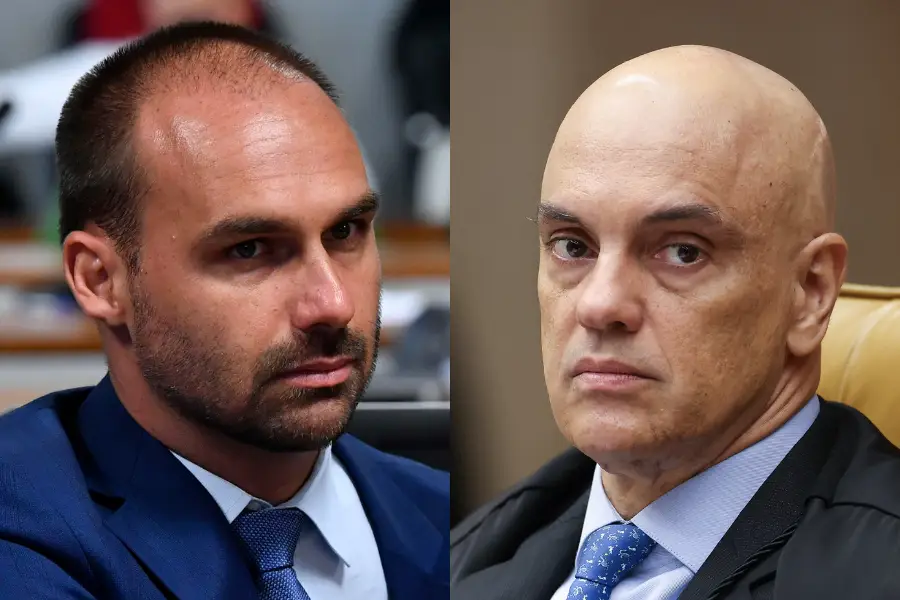 Moraes vota para tornar Eduardo Bolsonaro réu por tentar coagir STF