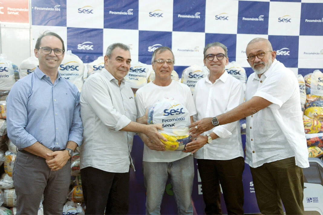 Mesa Brasil doa 26 toneladas de alimentos a entidades potiguares