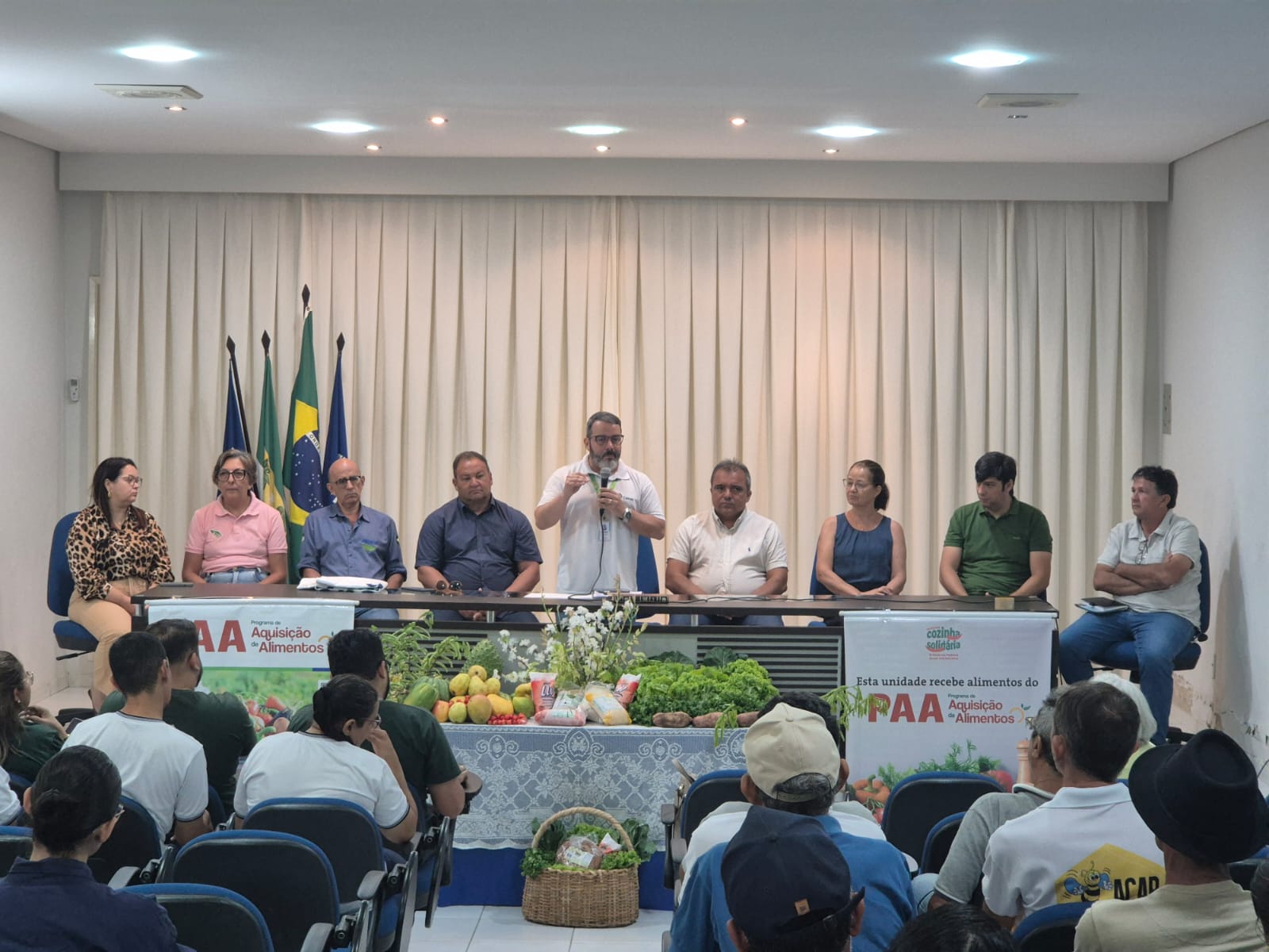 Conab lança PAA no Seridó com entrega simbólica de alimentos em Currais Novos