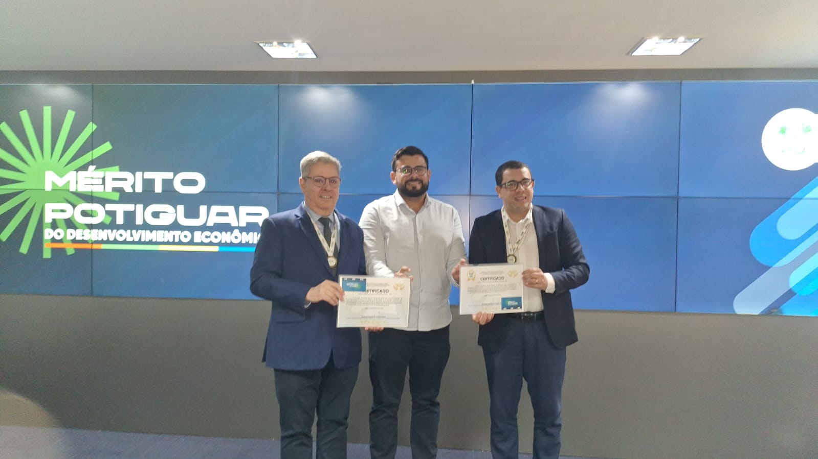 Executivo da Aura recebe condecoração de órgão do governo do Rio Grande do Norte