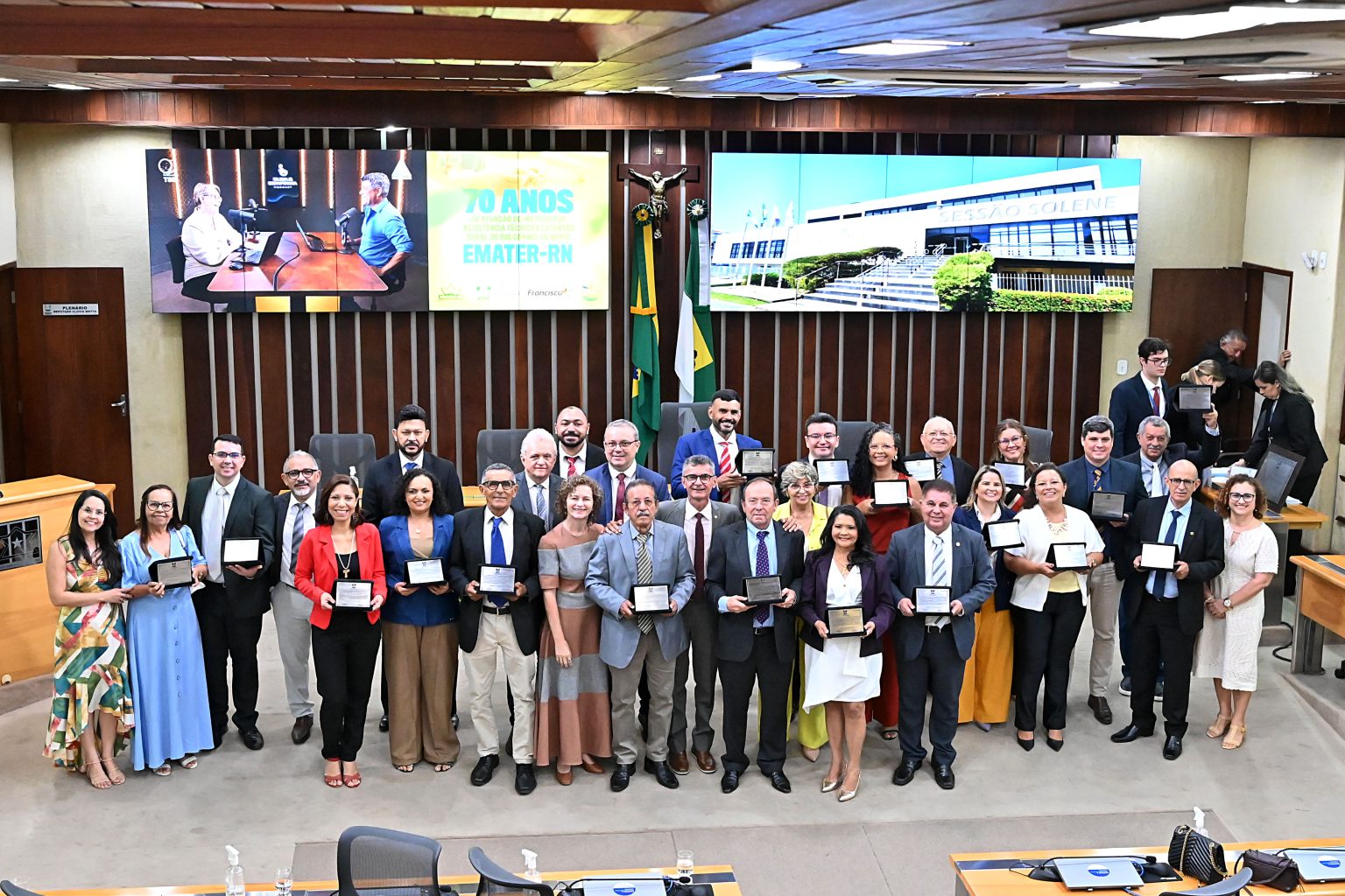 Assembleia do RN celebra 70 anos da Emater e presta homenagem à agricultura familiar