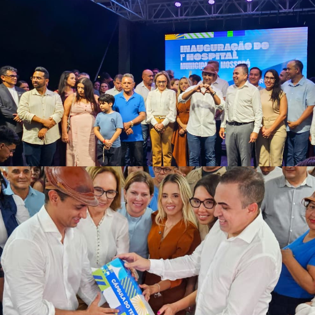 Senadora Zenaide Maia participa da inauguração do 1º Hospital Municipal de Mossoró ao lado do prefeito Allyson Bezerra