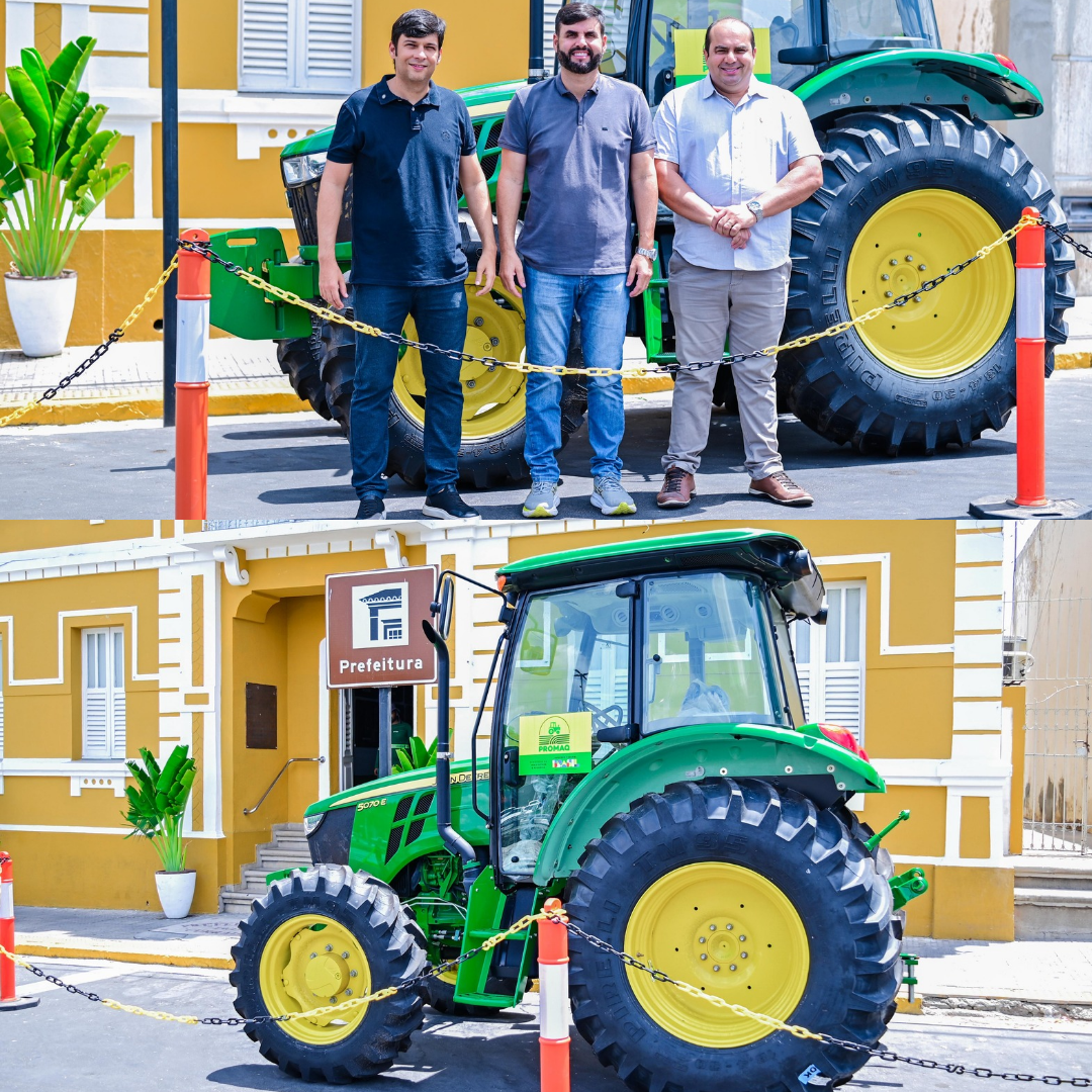 Prefeitura de Currais Novos entrega novo trator e reforça apoio ao desenvolvimento da zona rural