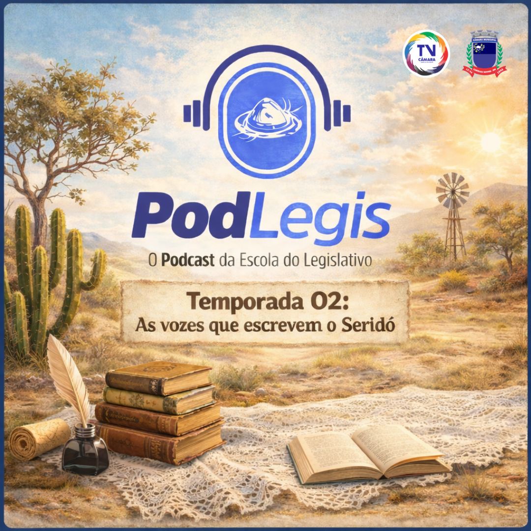 Escola do Legislativo lança 2ª temporada do PodLegis com foco em literatura, política e identidade regional