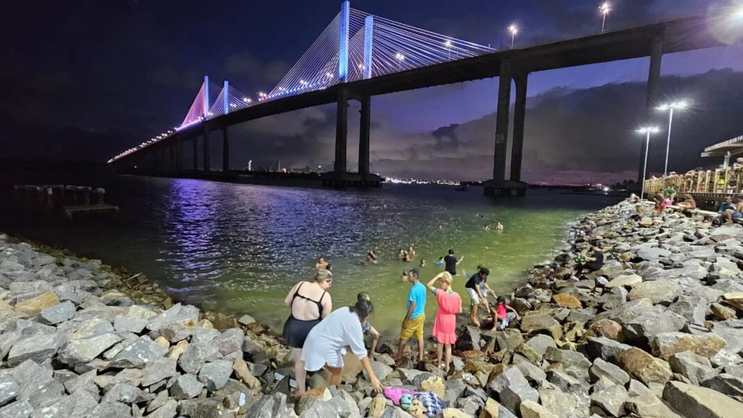 Banho noturno na Redinha não é recomendado, alerta Corpo de Bombeiros