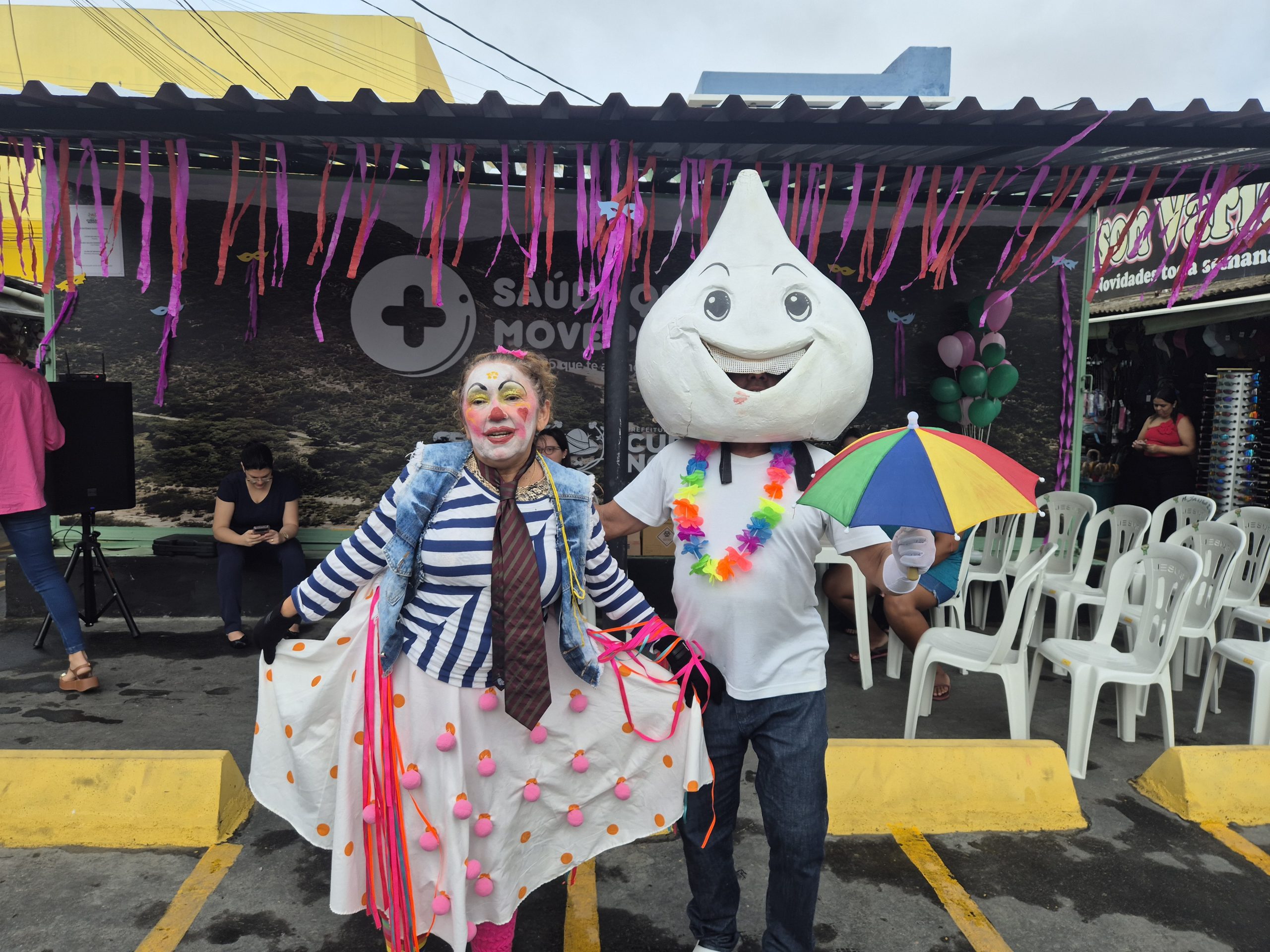 Carnaval Consciente acontece nesta quinta-feira (12/02) no Contêiner Saúde da Feira
