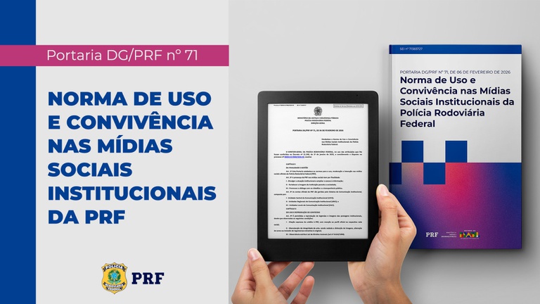 Norma de Uso e Convivência nas Mídias Sociais Institucionais da PRF