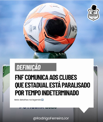 Campeonato Potiguar 2026 é paralisado por tempo indeterminado, anuncia FNF