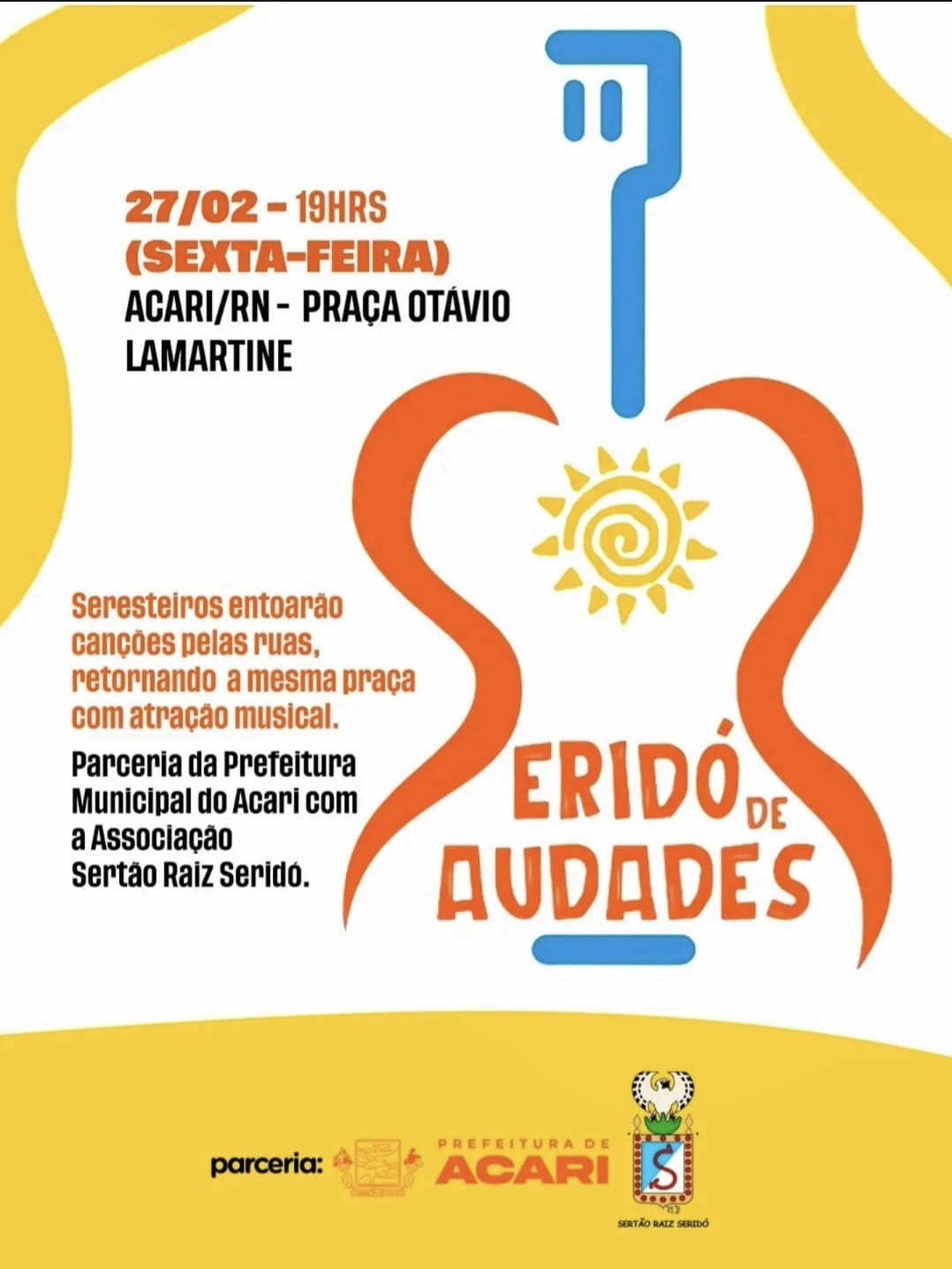 “Seridó de Saudades” leva seresta às ruas de Acari nesta sexta (27)