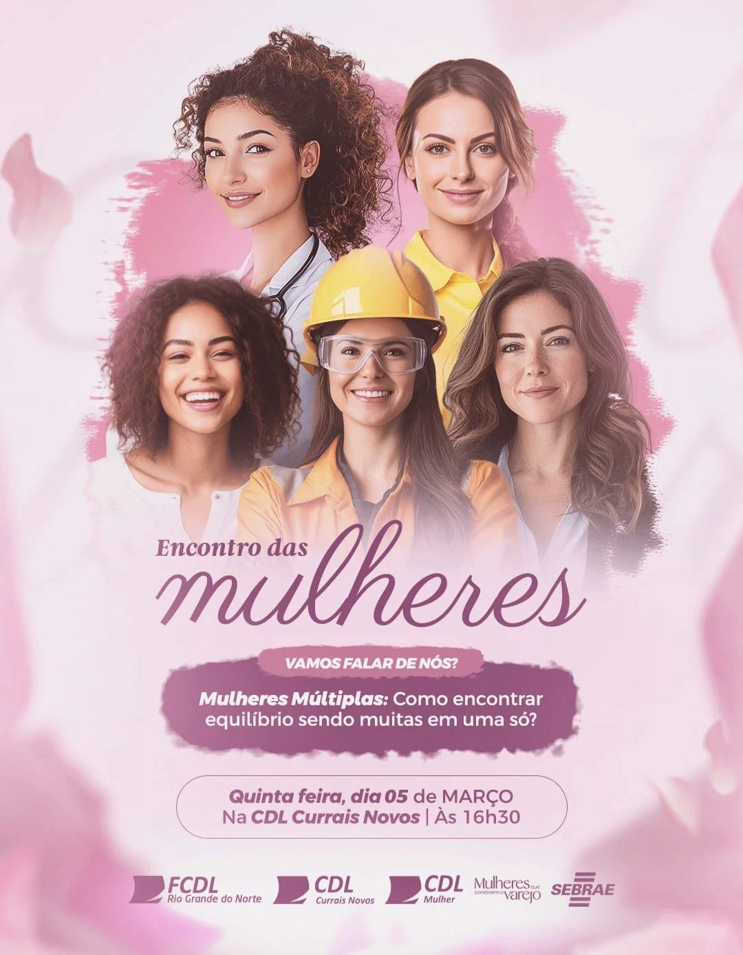 Encontro das Mulheres será realizado dia 05 de março na CDL Currais Novos