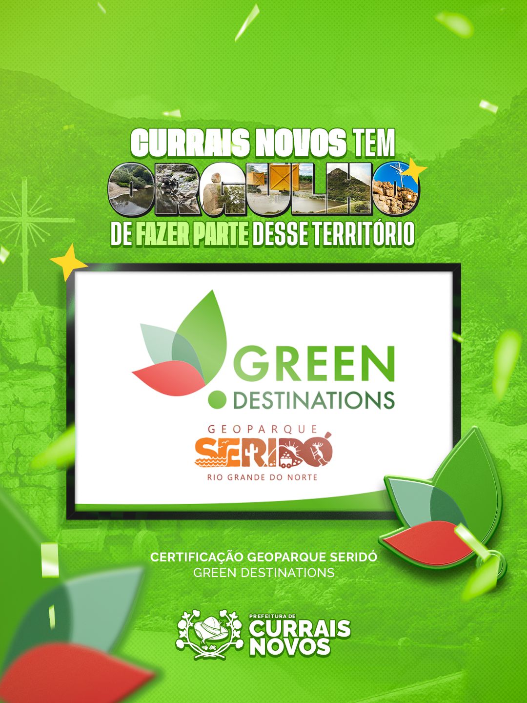 Geoparque Seridó recebe certificação internacional e consolida protagonismo no turismo sustentável